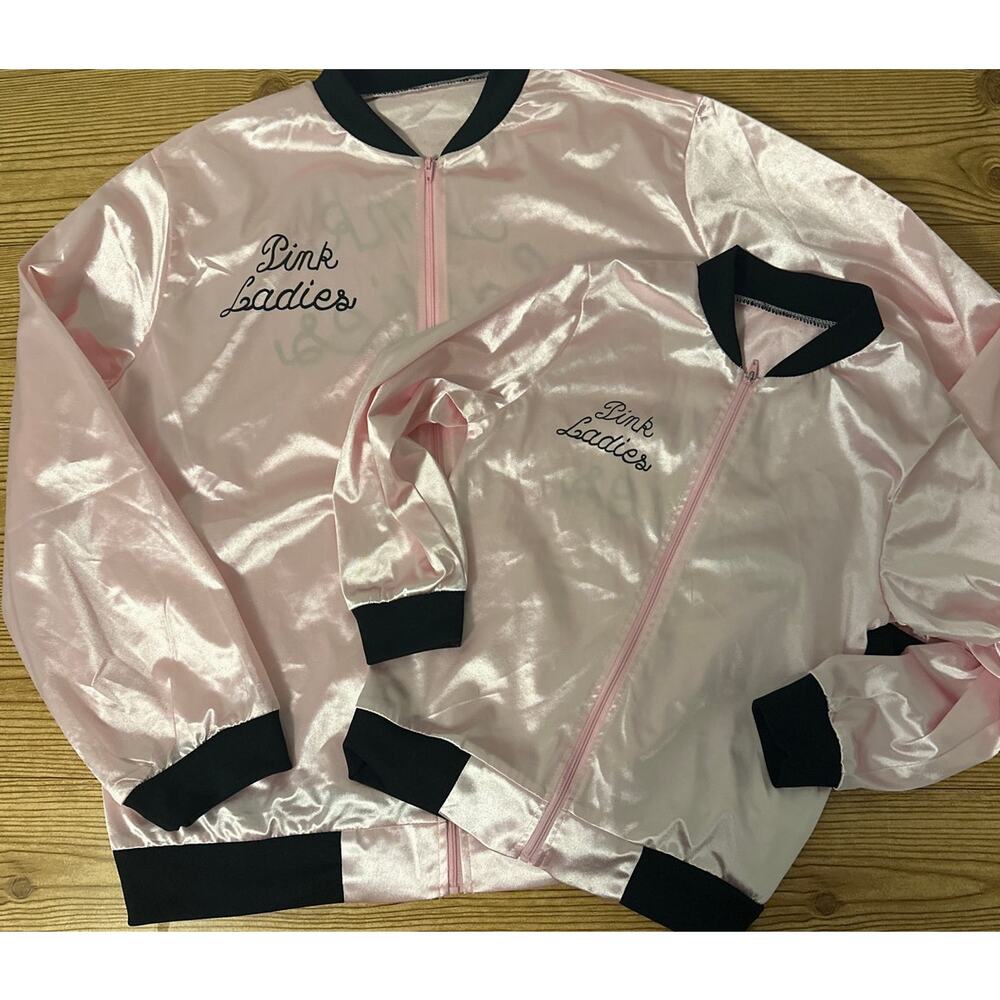 Mommy & Me: Pink Ladies Jackets Set | Grease-Inspired Matching Outfit
